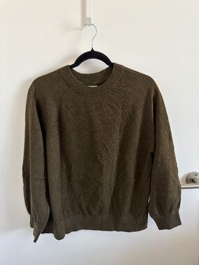 Mango Green Oversized Sweater Size S